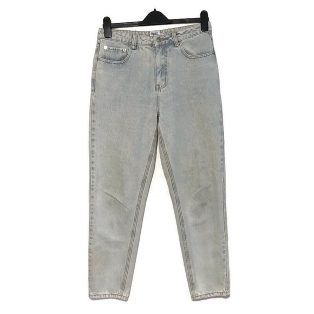 Princess Polly Acid Wash High Rise Mom Jeans Tapered Leg Women’s size 6 28 small